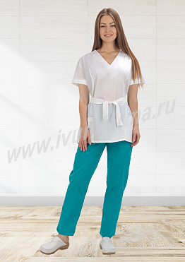 Блуза медицинская женская арт. М-40-10-ТС