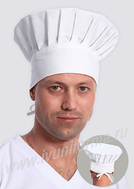 Колпак повара мужской бязь ГОСТ арт. ГУ-12-49-БЗ